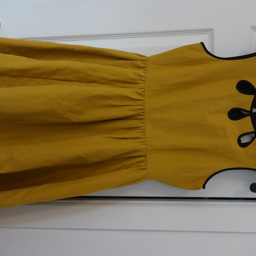 Kate Spade New York yellow RAINEY Fit flare dress - Picture 8 of 8